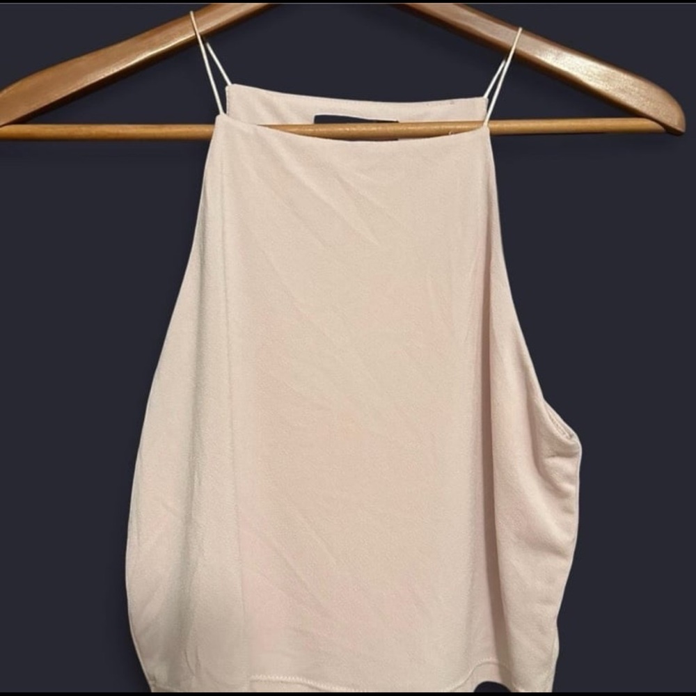 Forever 21 Cream Backless Camisole Top